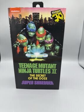 NECA TMNT II Secret of the Ooze Super Shredder 7” Action Figure Complete